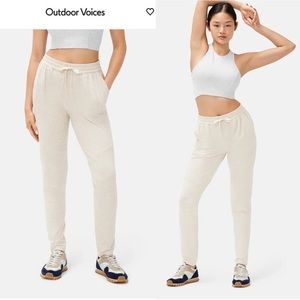 Outdoor Voices Cloudknit Joggers in Oatmeal